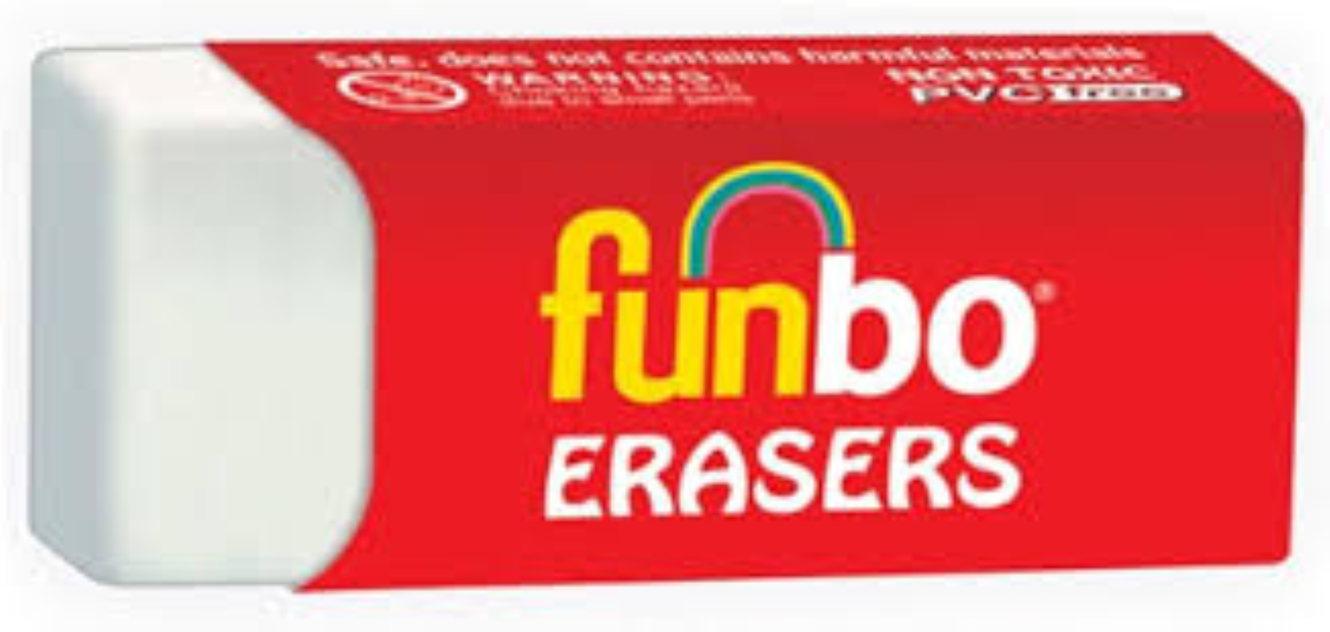 Funbo Eraser Small Bx = 40 pcs FO-ER-017S